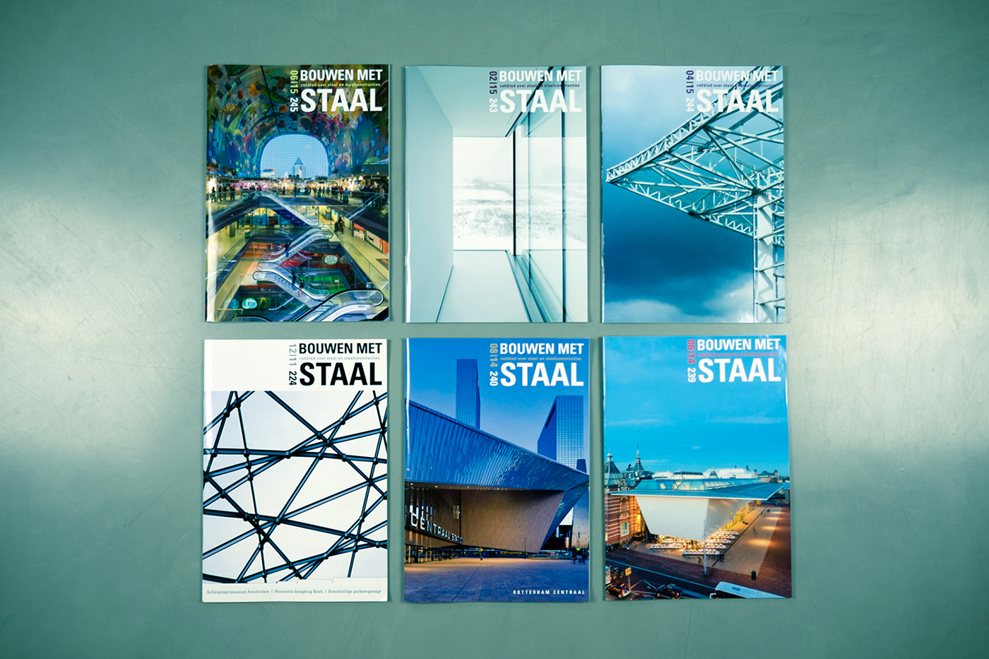 Diverse magazines / jaarverslagen / omslagen / brochures / flyers